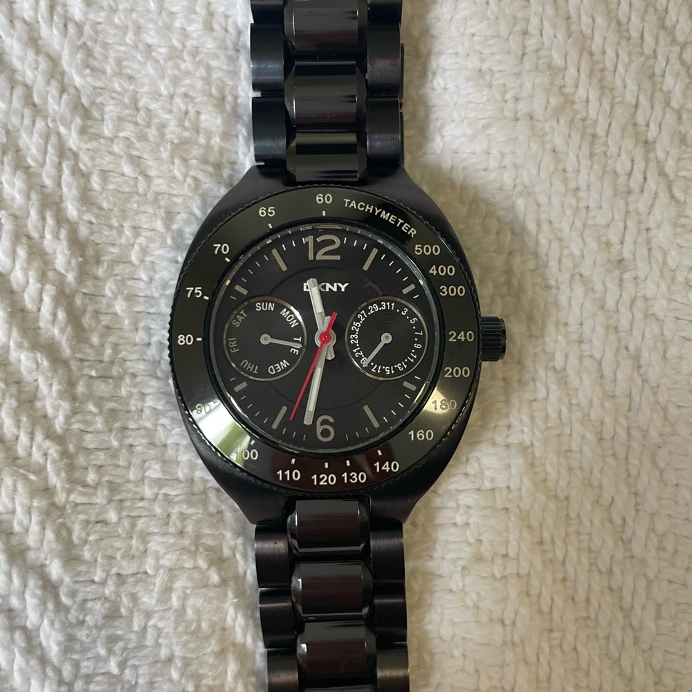 DKNY Stainless Steel Gunmetal Watch